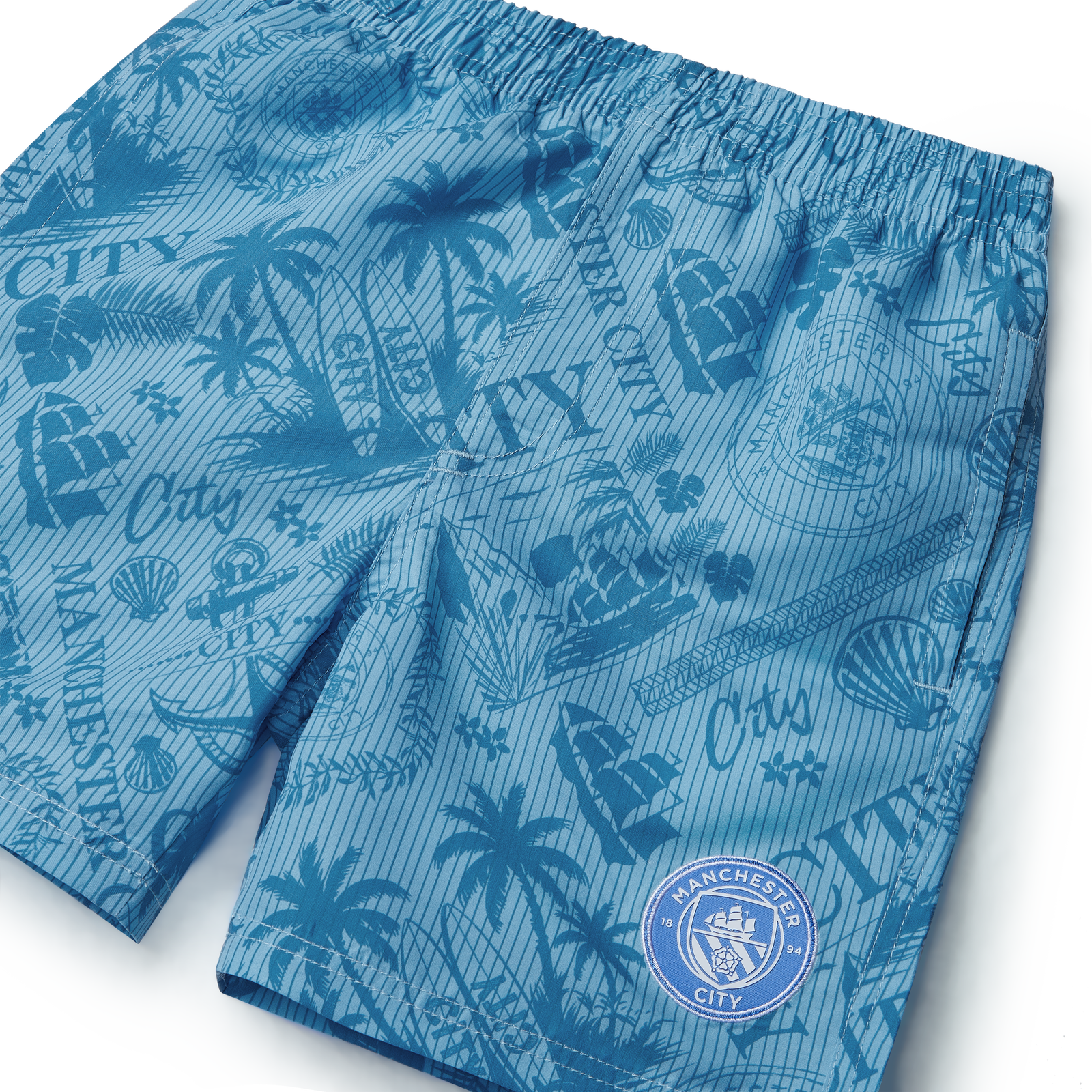 キッズ Manchester City Hawaiian 水着ショーツ | Official Man City Store