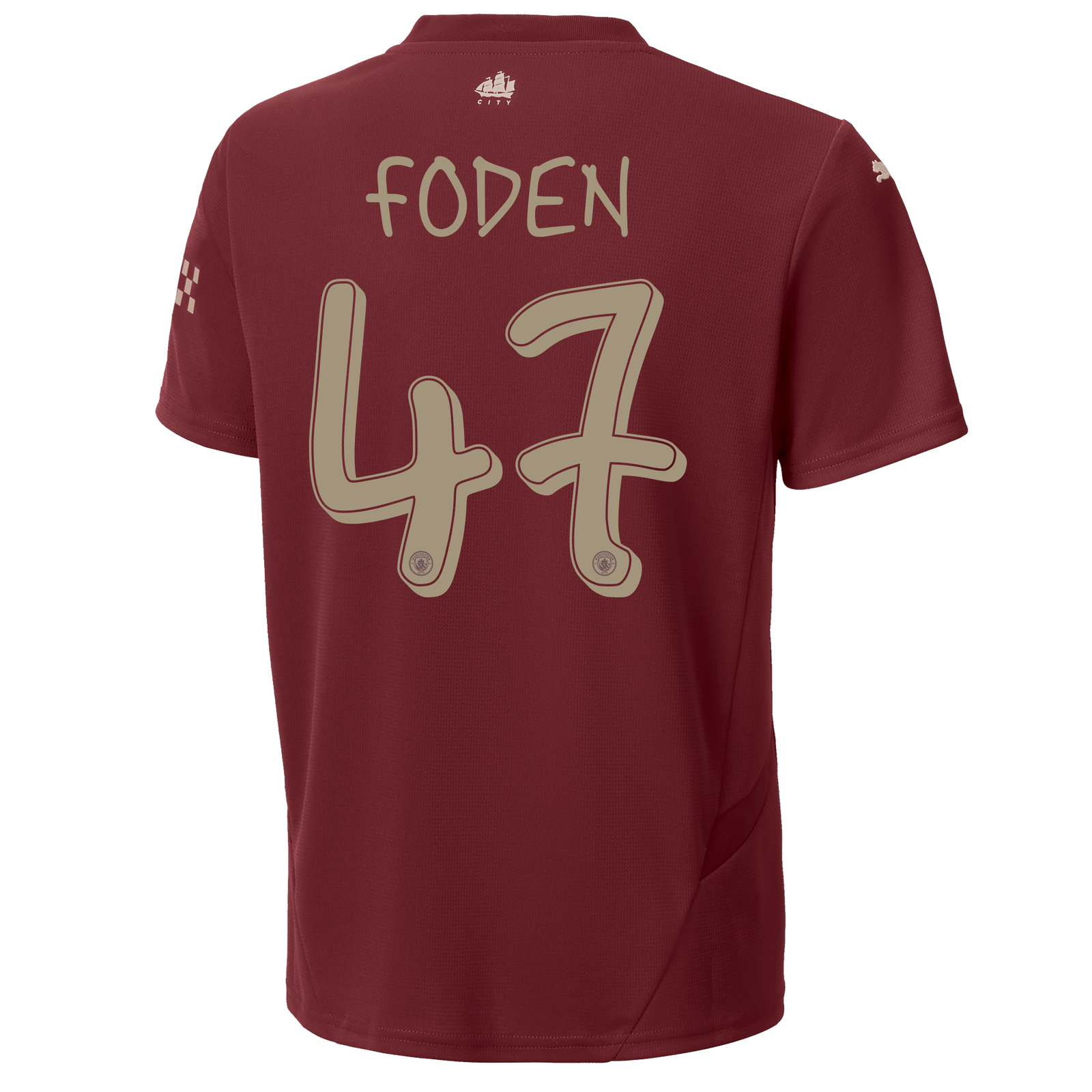Kids' Manchester City Third Jersey 2024/25 With FODEN 47