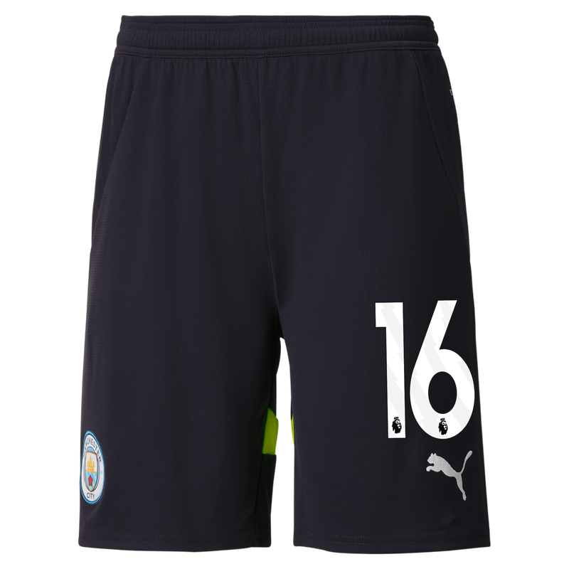 Man City Football Shorts 24/25 with #16 new navy - Size XL from polyester for males  - Official Manchester City FC store