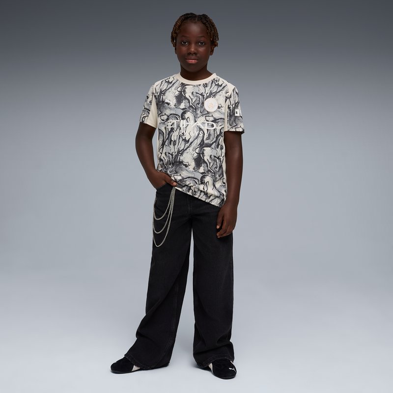 MCFC RP KIDS YOH JERSEY - Alpine Snow-Flat Dark Gray