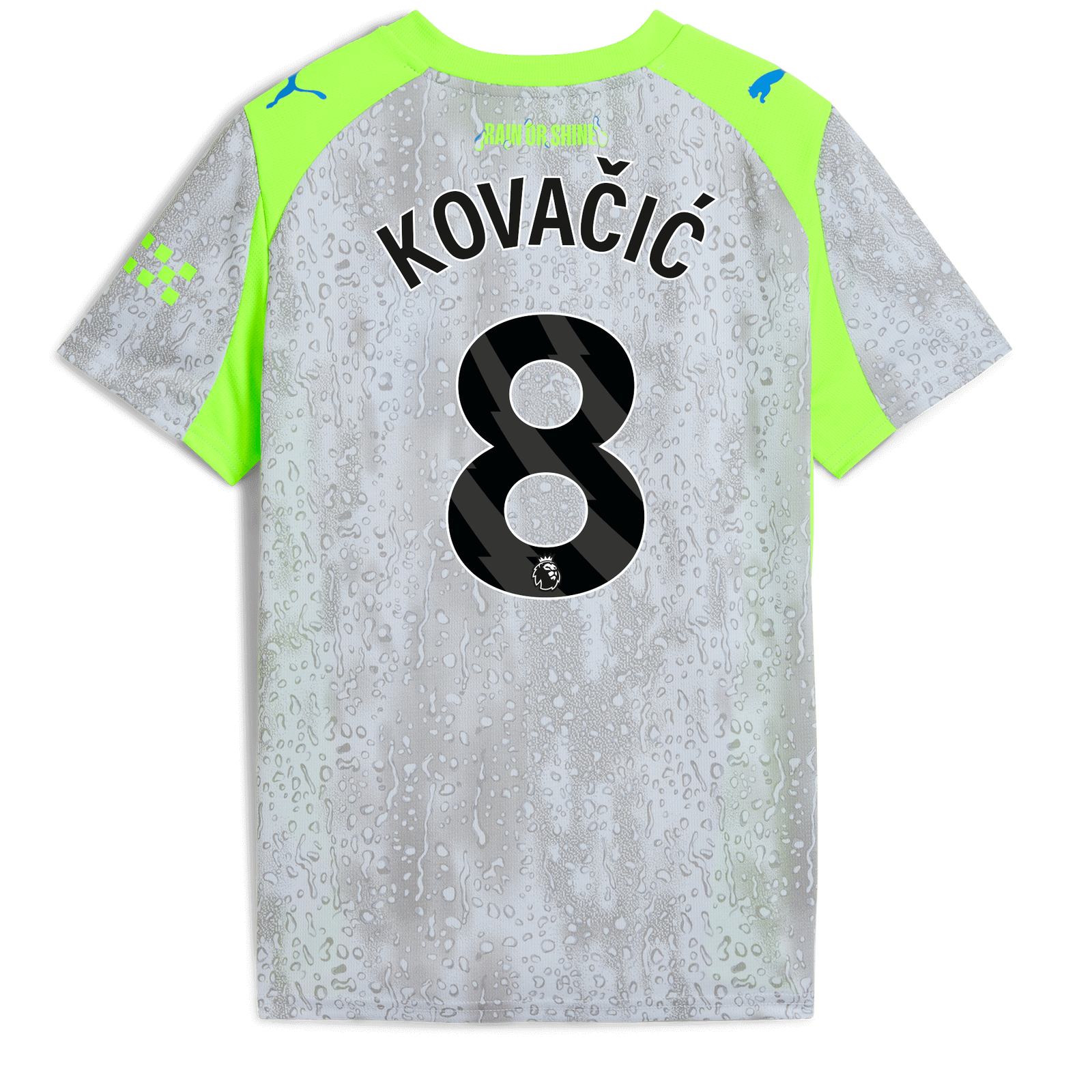 マンチェスター・シティ KOVAČIĆ 背番号8 シャツ Kids' Manchester City Third Jersey 2025/26 With KOVAČIĆ 8