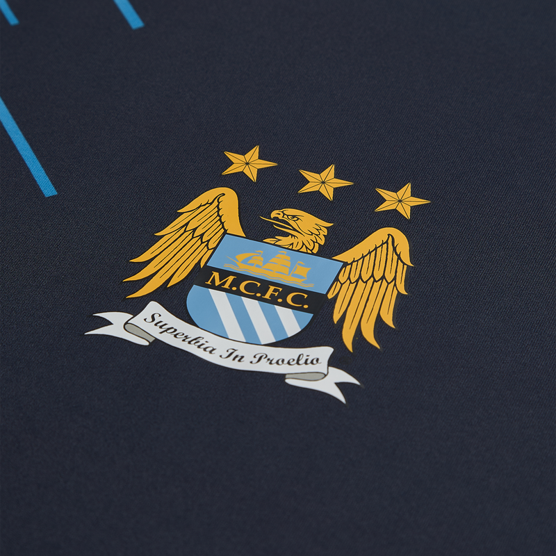 Manchester City Retro Stripe Poly Tee | Official Man City Store