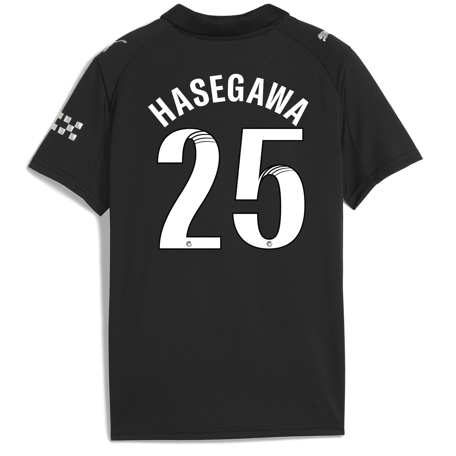 Kids' Manchester City Away Jersey 2025/26 With HASEGAWA 25