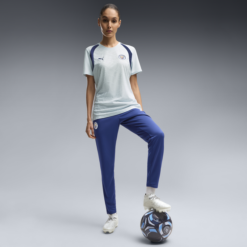 MCFC TR WMNS TRAINING POCKET PANTS - Blue Jewel-Dewdrop