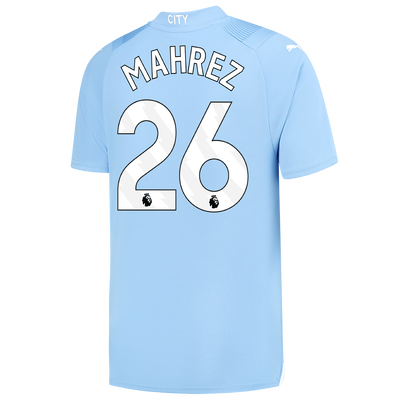 Manchester City Home Jersey 2023/24 with MAHREZ 26 printing