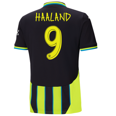 Manchester City Away Jersey 2024/25 With HAALAND 9 Printing