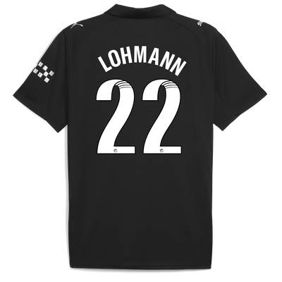 Manchester City Away Jersey 2025/26 With LOHMANN 22 Printing