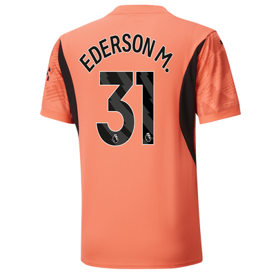 Manchester City Goalkeeper Jersey 2024/25 With EDERSON M. 31 Printing