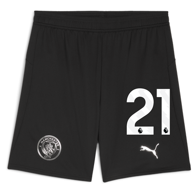 Manchester City Football Shorts 2025/26 with #21