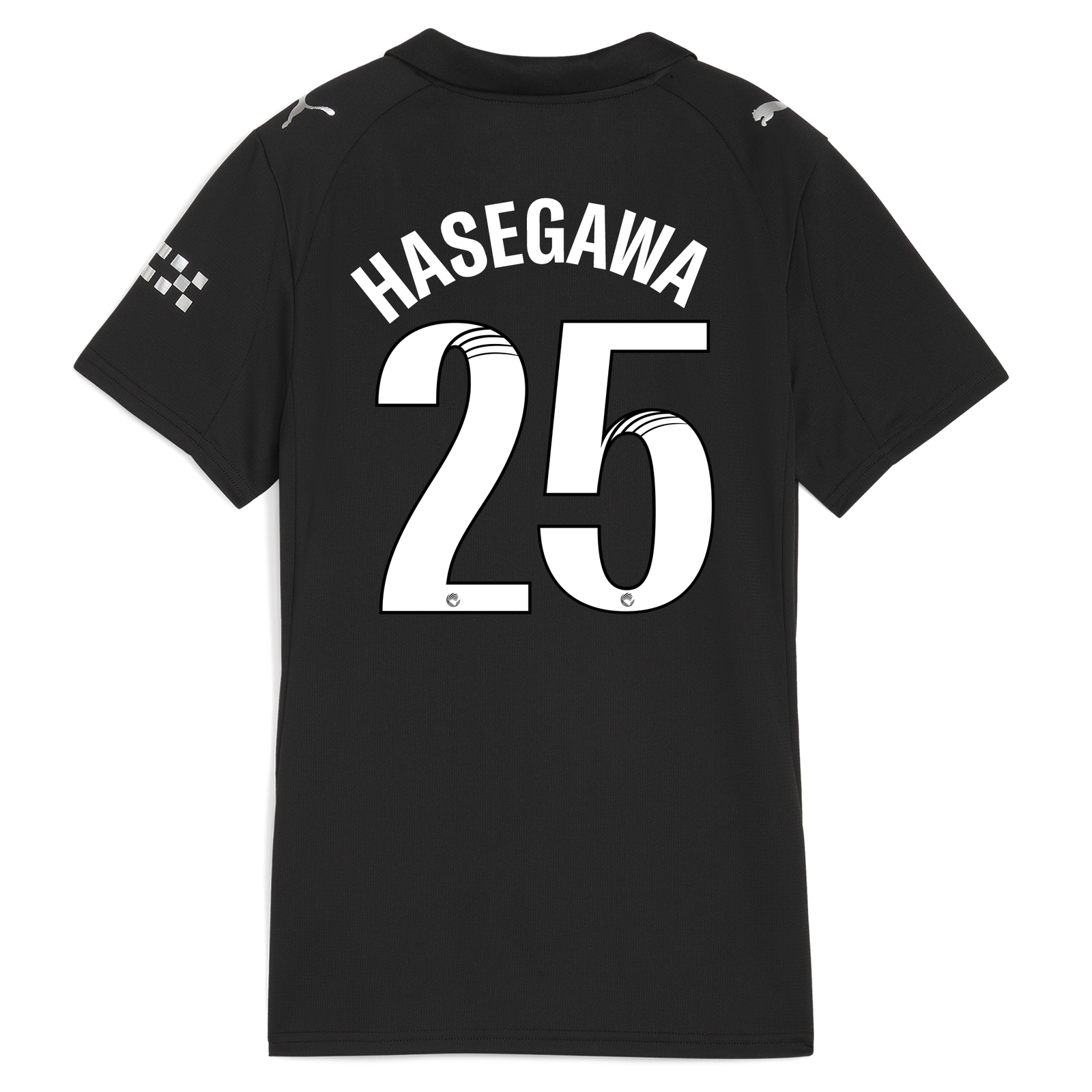 ウェア PUMA Manchester City HASEGAWA 25 Jersey Women's Manchester City Away Jersey 2025/26 With HASEGAWA 25
