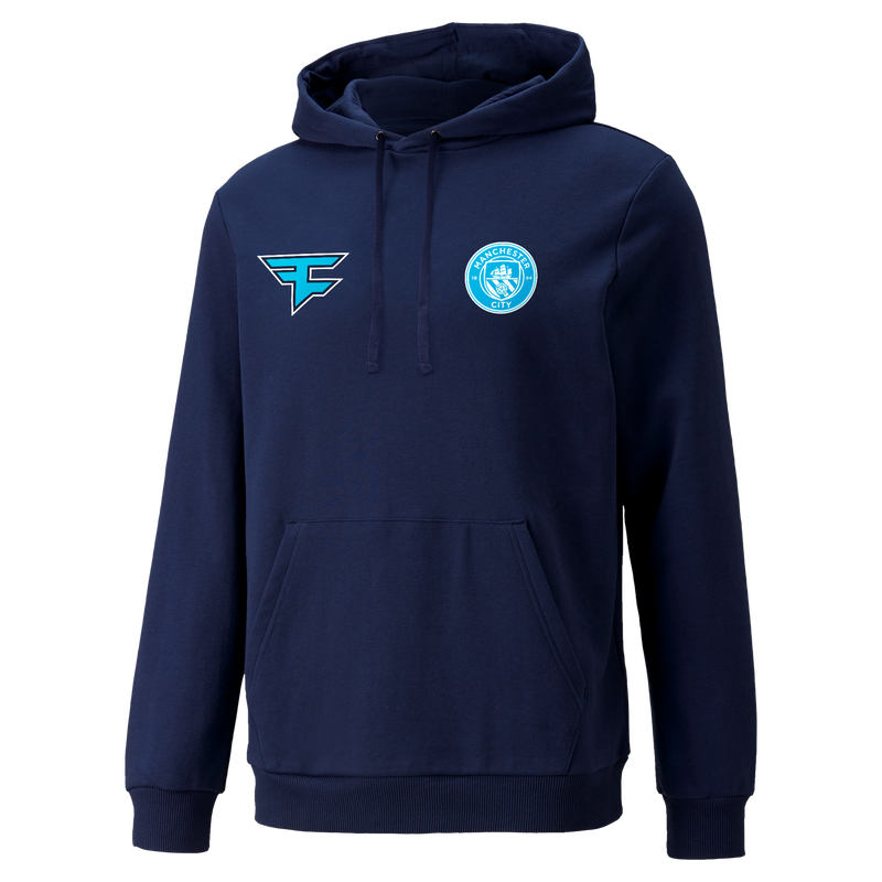 MCFC X FAZE MENS HOODIE - navy