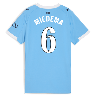 Manchester City Heimtrikot Damen 2025/26 mit MIEDEMA 6 Aufdruck