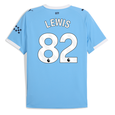 Manchester City Thuisshirt 2025/26  en LEWIS 82 bedrukking