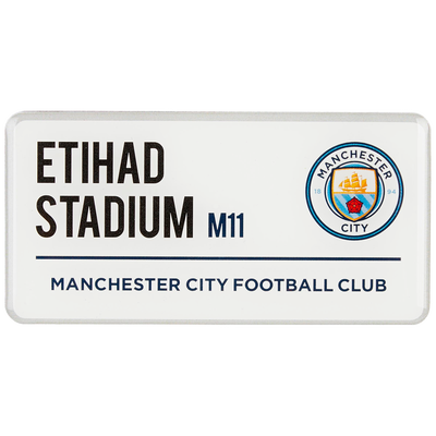 Manchester City Street sign magnet
