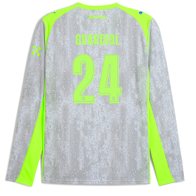 Manchester City Third Jersey 2025/26 Long Sleeve With GVARDIOL 24 Printing
