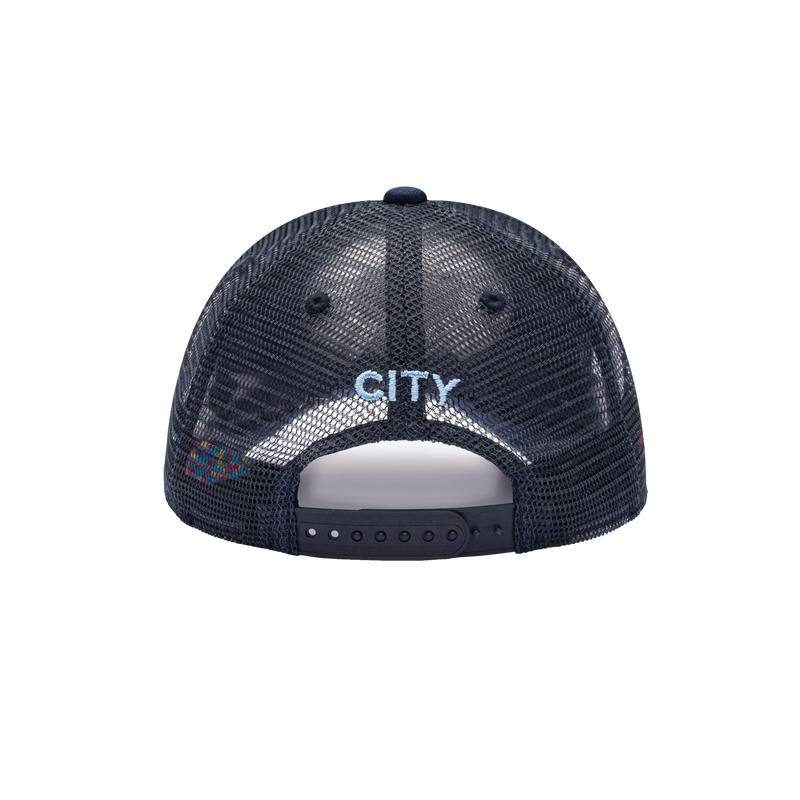 MCFC FW LOGO TRUCKER CAP - navy