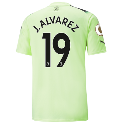 Manchester City Third Jersey 2022/23 with J ALVAREZ printing