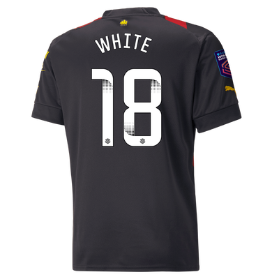 Manchester City Away Jersey 2022/23 with WHITE 18 printing