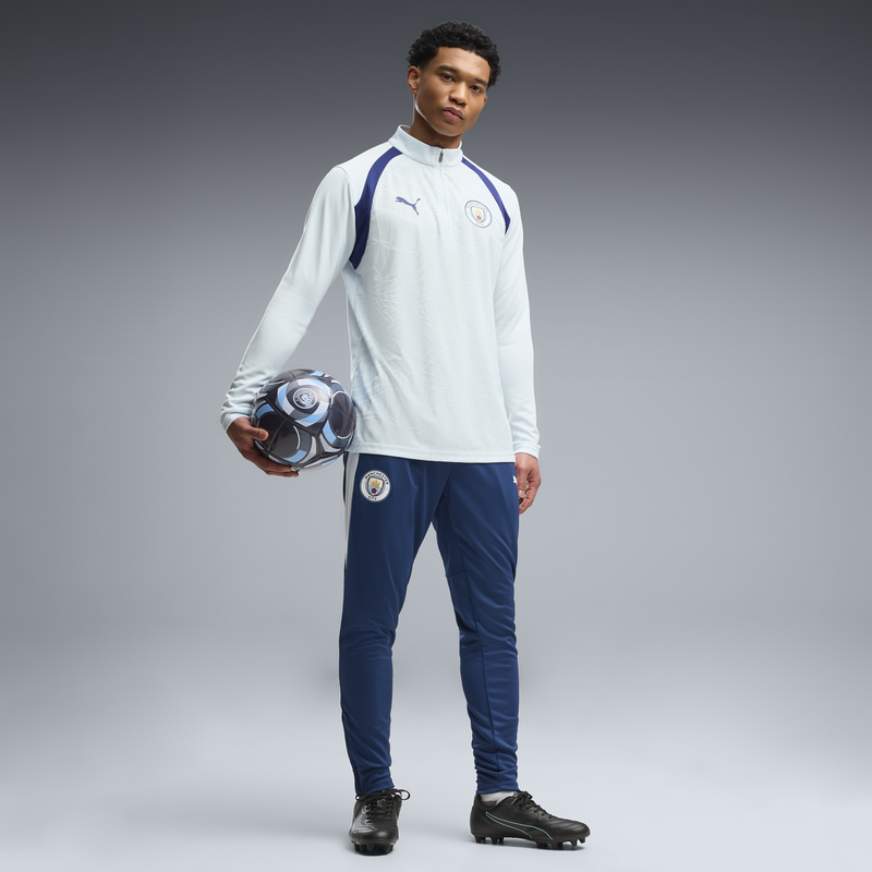 MCFC TR TRAINING POCKET PANTS - Blue Jewel-Dewdrop