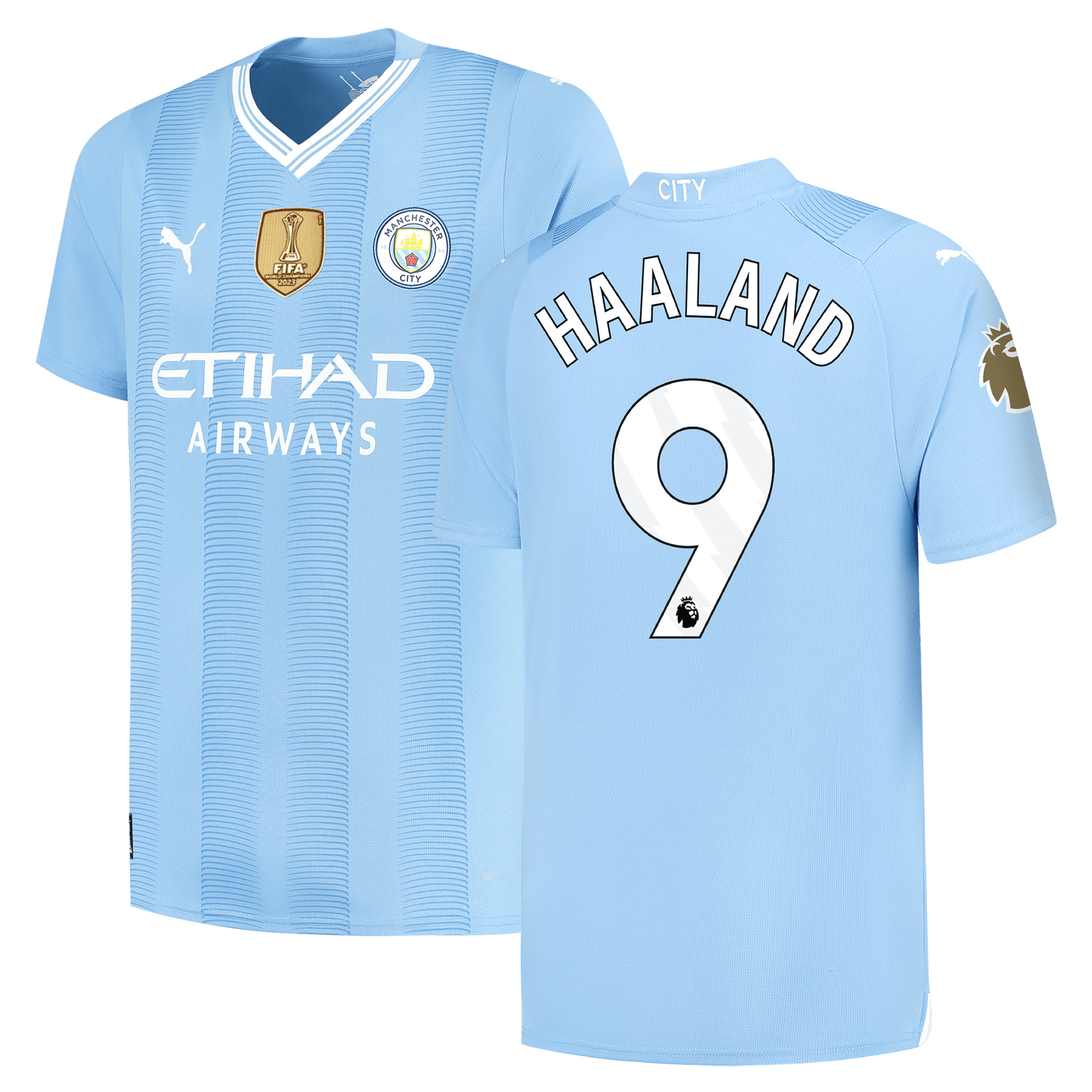 Camiseta deportiva del Manchester City para hombre adulto - Home 22/23  HAALAND #9