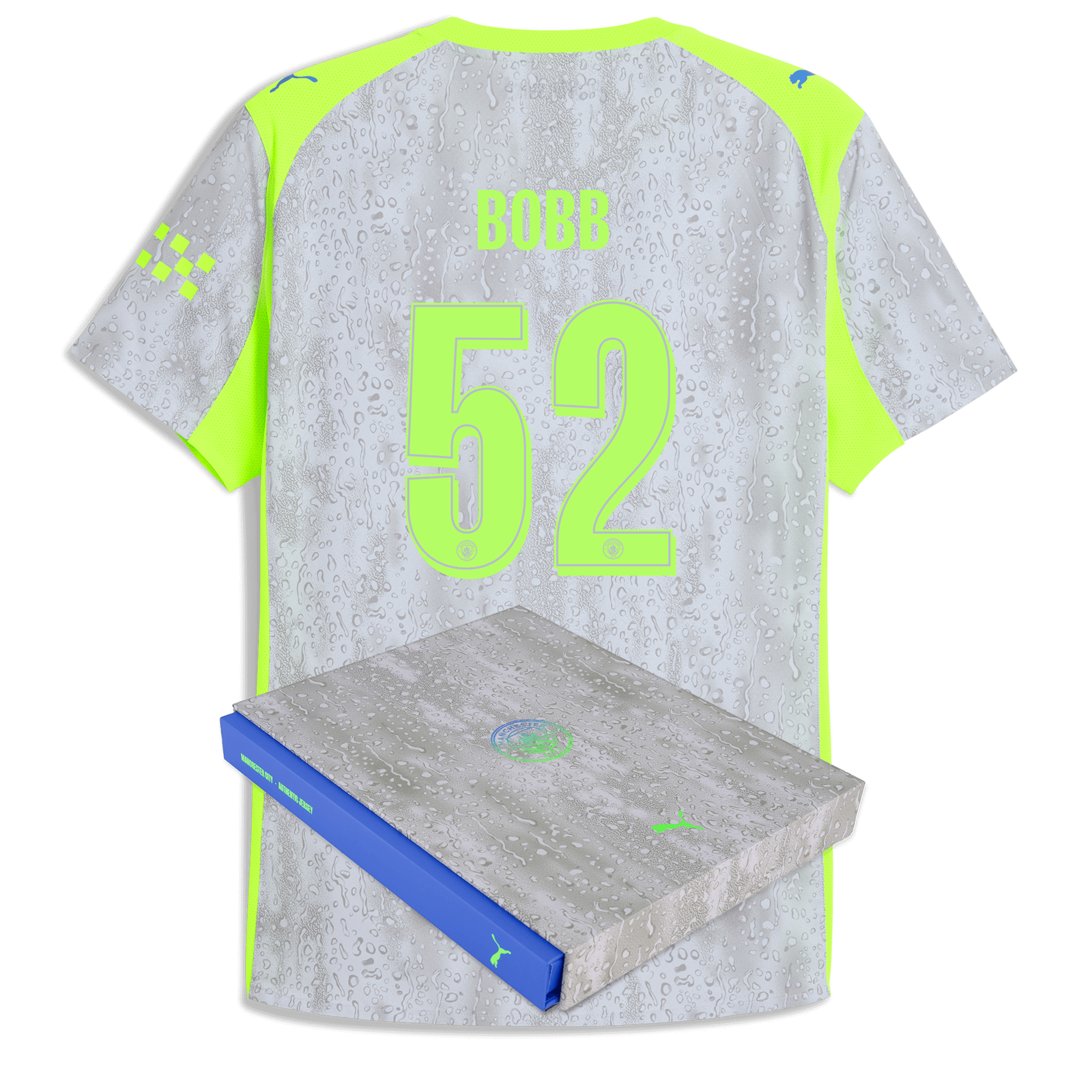 Manchester City Third Authentic Jersey 2025/26 With BOBB 52