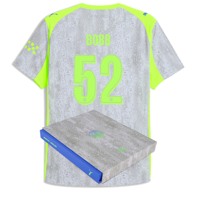 Manchester City Authentic Third Jersey 2025/26 met BOBB 52 bedrukking in geschenkdoos