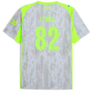 Manchester City Third Jersey 2025/26 With LEWIS 82 Printing