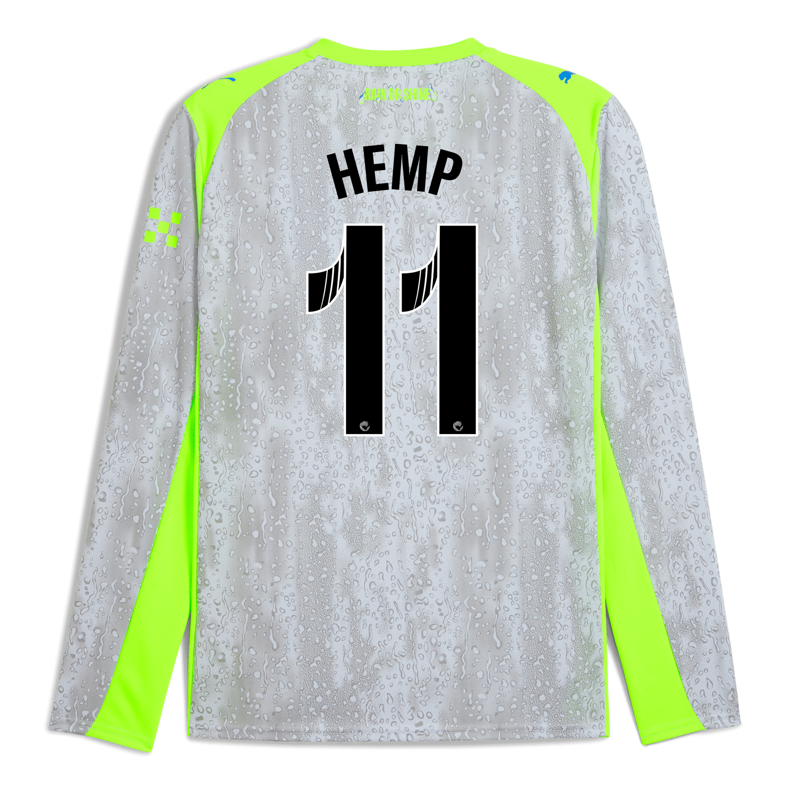 Manchester City Third Jersey 2025/26 Long Sleeve With HEMP