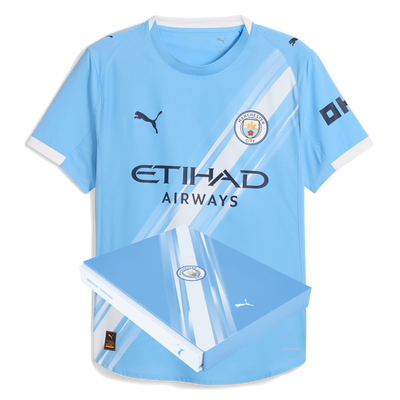 Manchester City Home Authentic Jersey 2025/26 In Gift Box