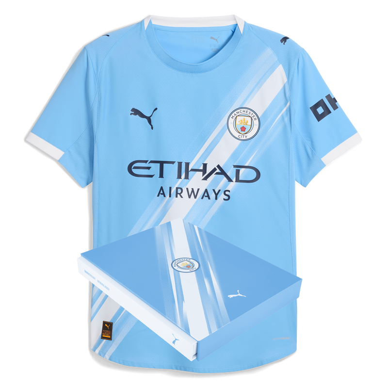 MCFC MW MENS HOME AUTH JERSEY W/BOX - team light blue