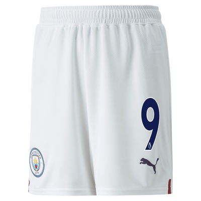Kids' Manchester City Football Shorts 22/23 with #9