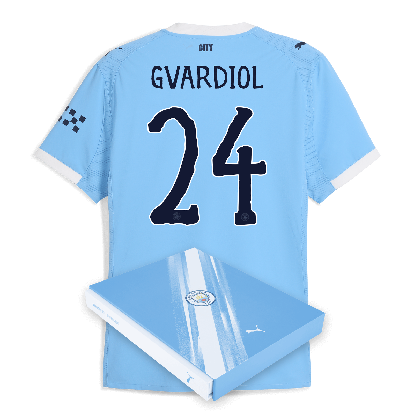 【大人気3点セット】マンチェスター・シティ GVARDIOL 24 ユニフォーム マンチェスター・シティ 2025/26 アセンティック ホーム