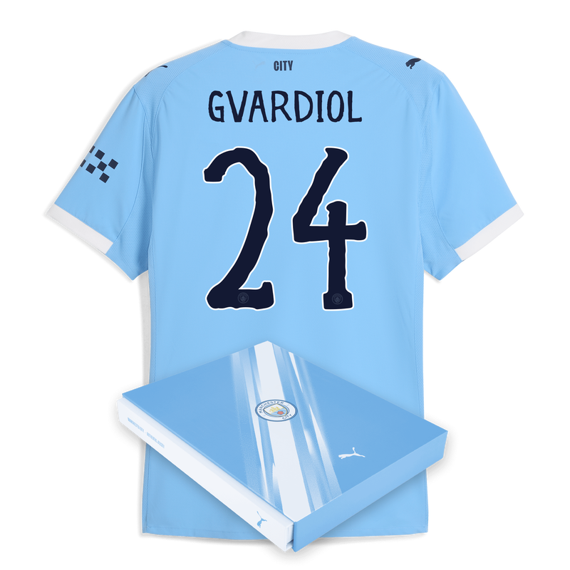 MENS AUTHENTIC Home SHIRT SS-GVARDIOL-24-EPL-PL - 