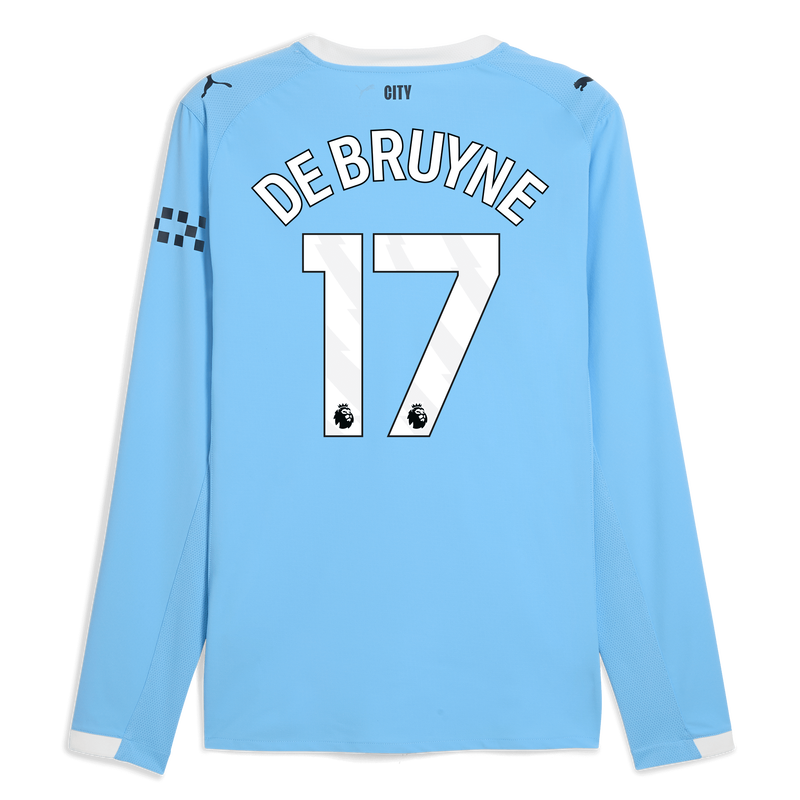 MENS AUTHENTIC Home SHIRT LS-DE BRUYNE-17-EPL-PL - 