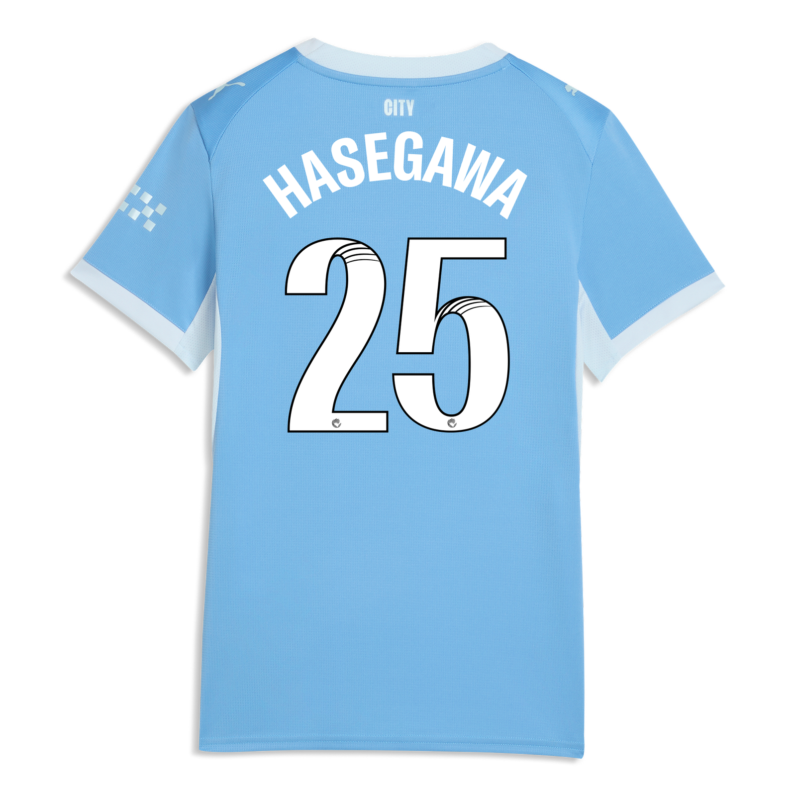 Women's Manchester City Home Jersey 2026/27 With HASEGAWA 25