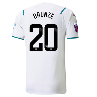 Manchester City Authentic Away Shirt 21/22 with Lucy Bronze printing