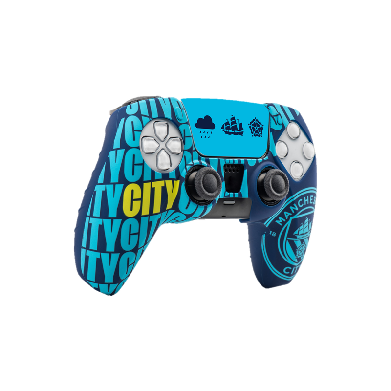 MCFC FW PS5 CITY CONTROLLER SKIN - Blue