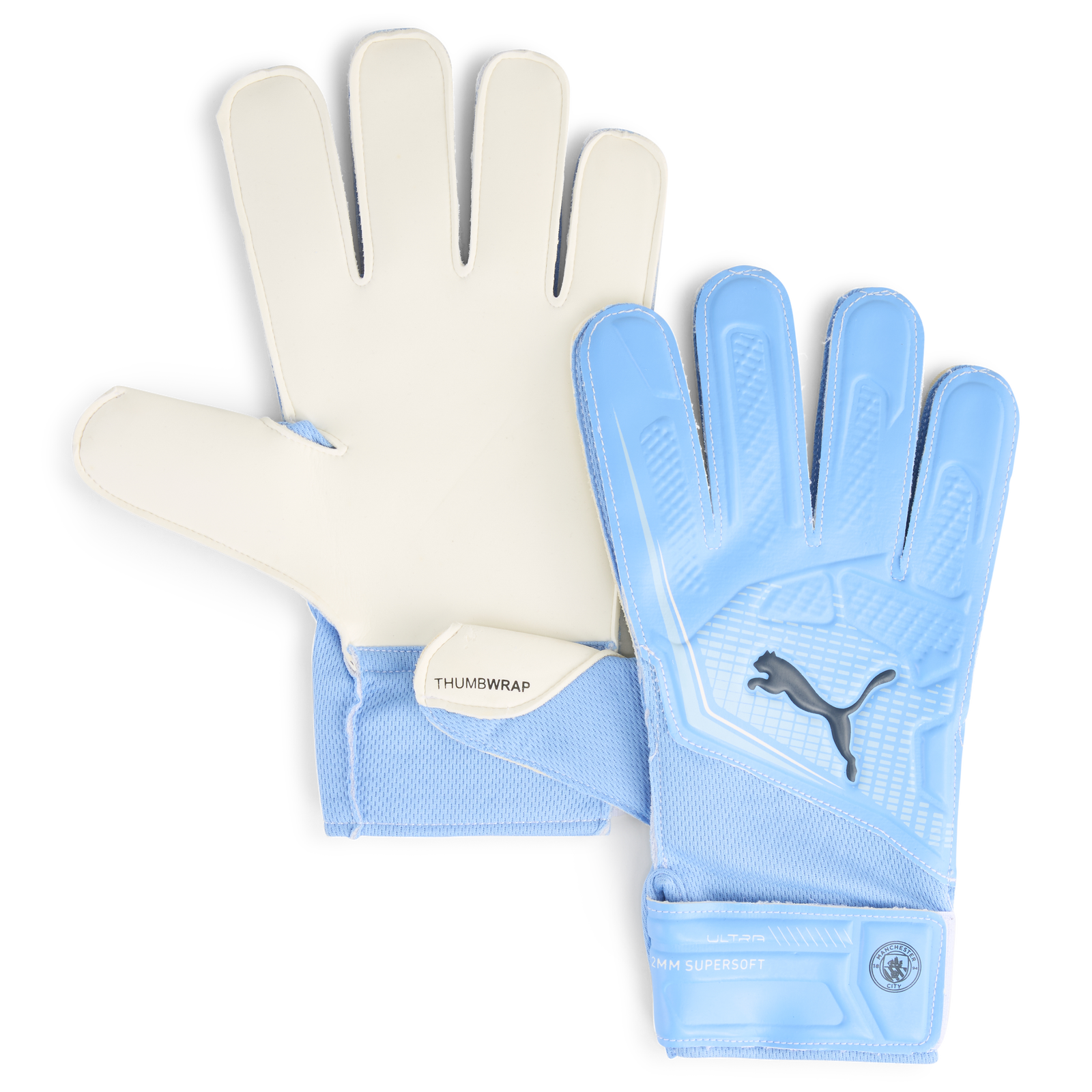 Manchester City F.C. Gants Tricotés Officiels Taille Unique - Noir