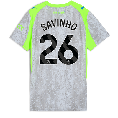 正規品　マンチェスター・シティ SAVINHO 26番 ジャージ マンチェスター・シティ 2025/26 アウェイ 本物ジャージ SAVINHO