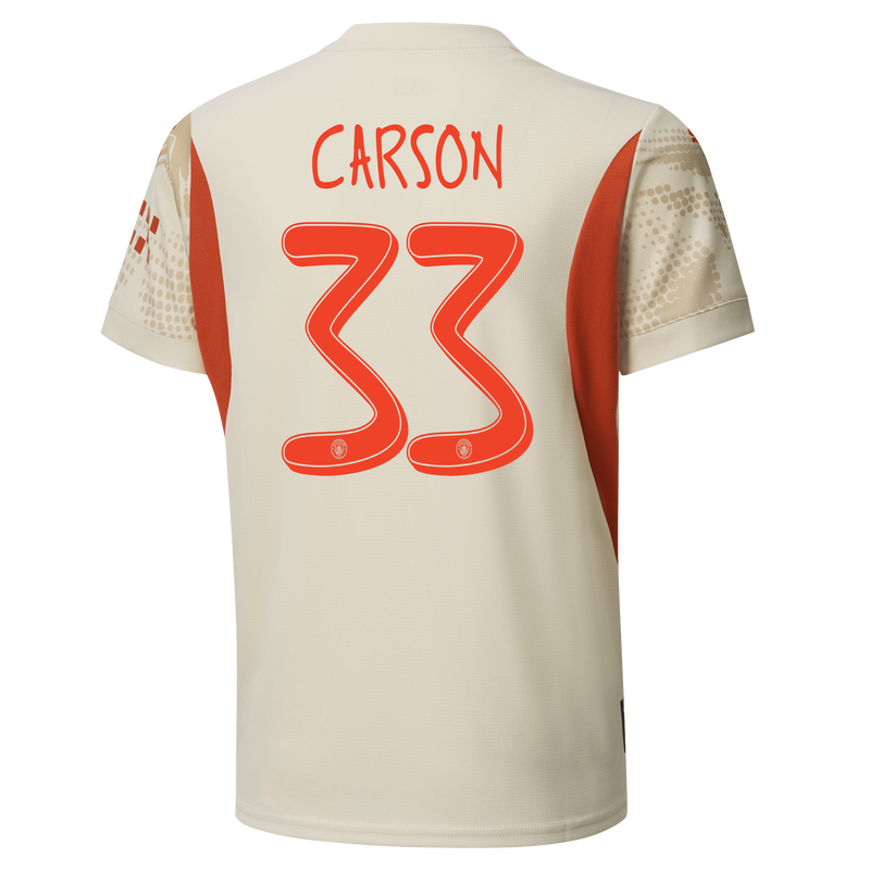 KIDS GK JERSEY SS-CARSON-33-EPL-PLC - white