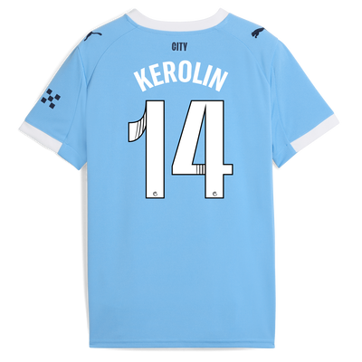 Manchester City Thuisshirt 2025/26 voor kinderen en KEROLIN 14 bedrukking