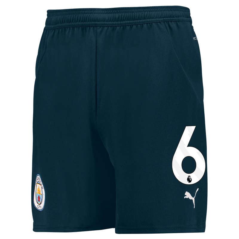 Man City Football Shorts 24/25 with #6 navy - Size M from polyester for males  - Official Manchester City FC store
