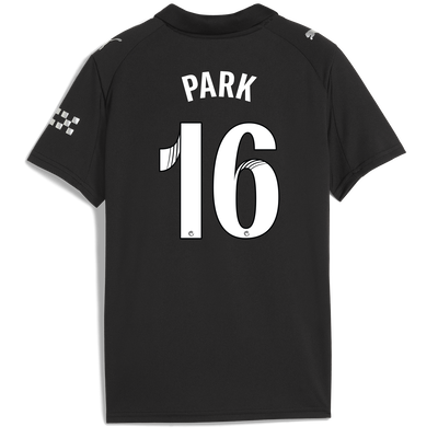 Kids' Manchester City Away Jersey 2025/26 With PARK 16 Printing