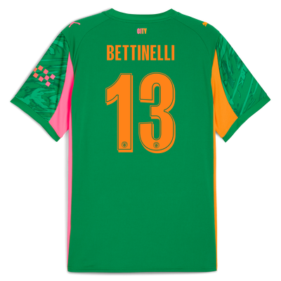 Manchester City Goalkeeper Jersey 2025/26 With BETTINELLI 13 Printing