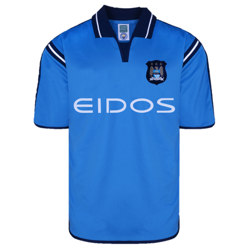 Man City 2001 Home Shirt blue - Check out all Manchester City t-shirts online - Official Manchester City FC store