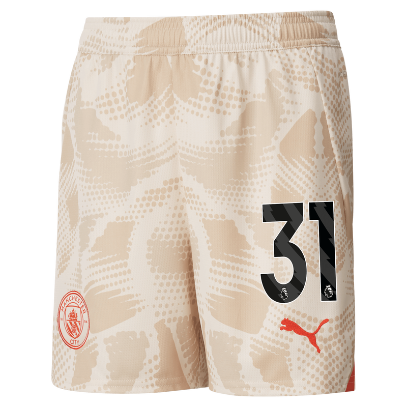 MCFC RP KIDS GK SHORTS - white