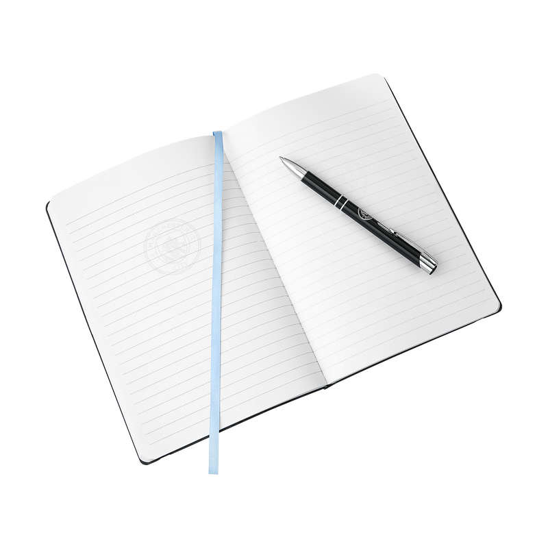 MCFC FW A5 NOTEBOOK & PEN SET - black