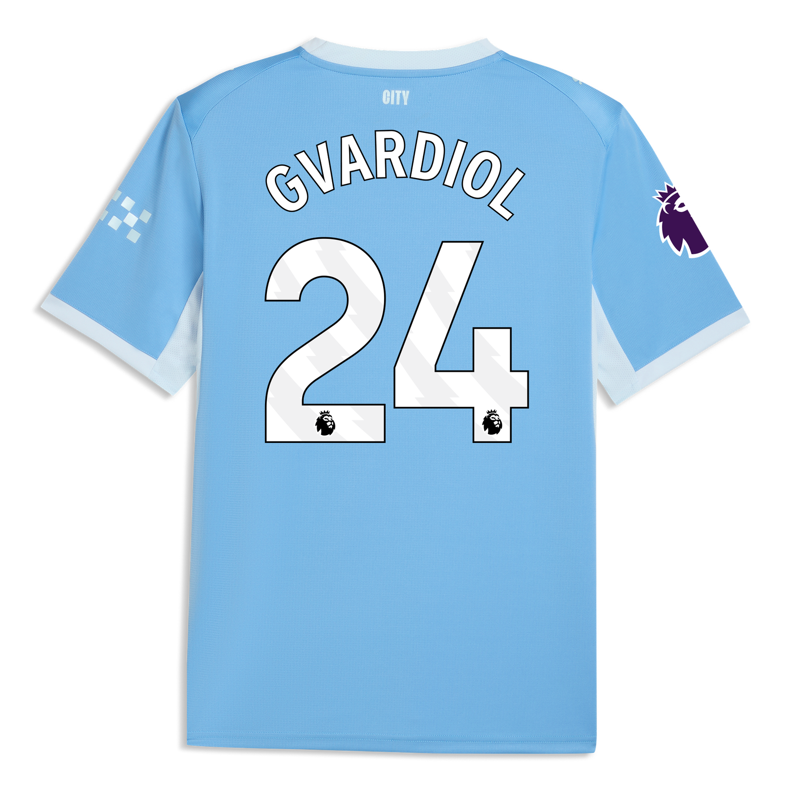 マンチェスターシティ　グヴァルディオル#24 24/24 3rdユニフォーム Manchester City Home Jersey 2026/27 With GVARDIOL 24 Printing