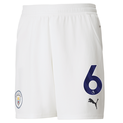 Kids' Manchester City Football Shorts 2024/25 with #6