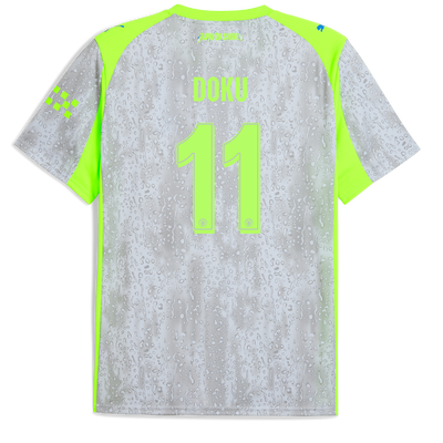 Manchester City Third Jersey 2025/26 With DOKU 11 Printing